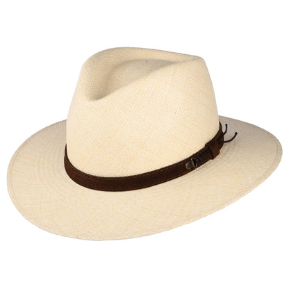 City Sport Walkabout Panama Fedora Hat - Natural