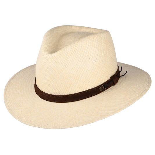 City Sport Walkabout Panama Fedora Hat - Natural