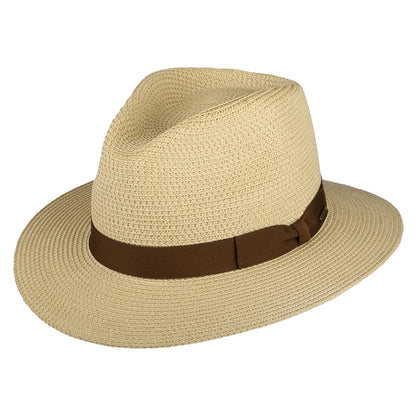 Brixton Hats Rio Toyo Straw Fedora Hat - Natural