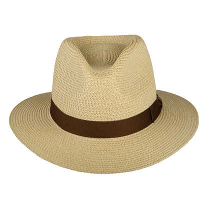 Brixton Hats Rio Toyo Straw Fedora Hat - Natural