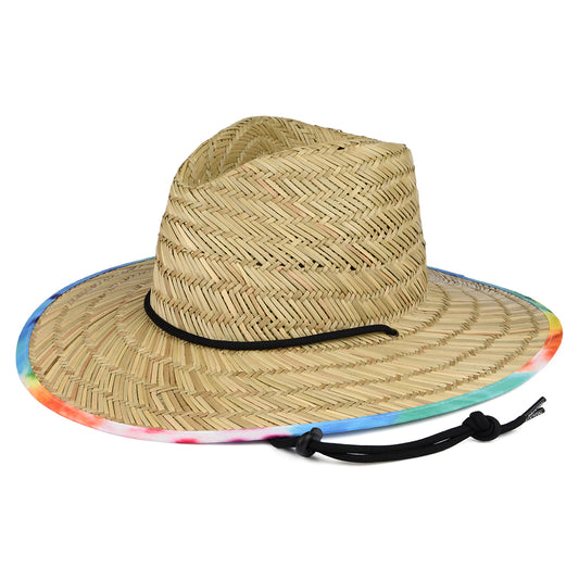 Brixton Hats Messer Straw Lifeguard Hat - Tan-Multi