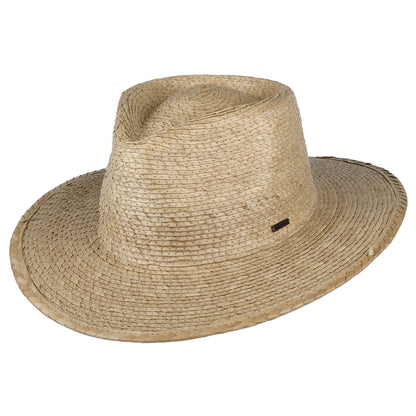 Brixton Hats Marcos Straw Fedora Hat - Natural