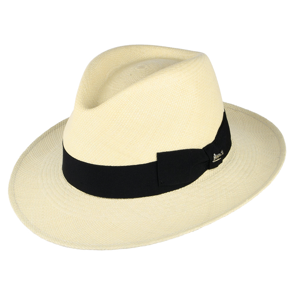 Whiteley Hats Fino Panama Fedora Hat - Natural