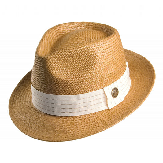 Goorin Snare Straw Trilby Hat - Natural
