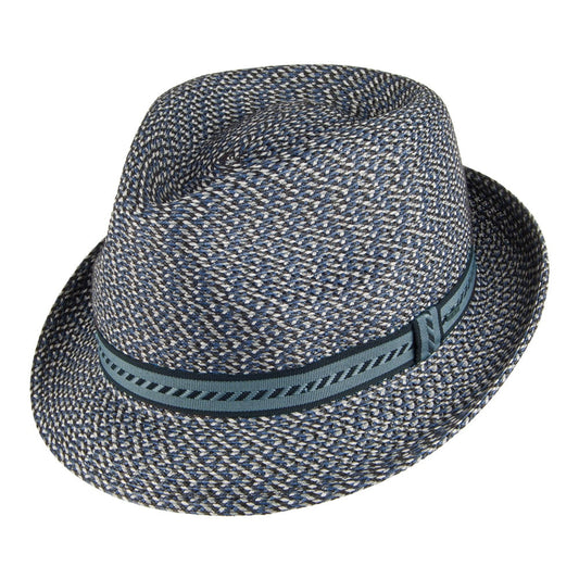 Bailey Hats Mannes Trilby Hat - Navy Multi
