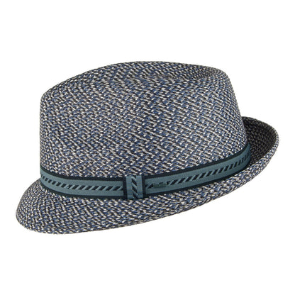 Bailey Hats Mannes Trilby Hat - Navy Multi