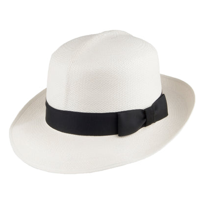Olney Hats Folder Brisa Panama Hat with Black Band - Bleach