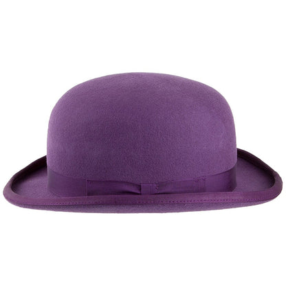 Denton Hats Wool Felt Bowler Hat - Purple
