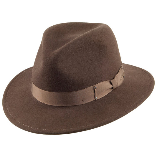 Bailey Hats Curtis Crushable Fedora Hat - Serpent