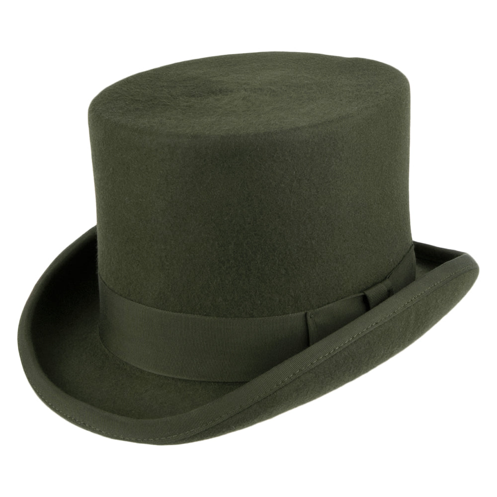 Denton Hats Wool Felt Top Hat - Forest – Village Hats