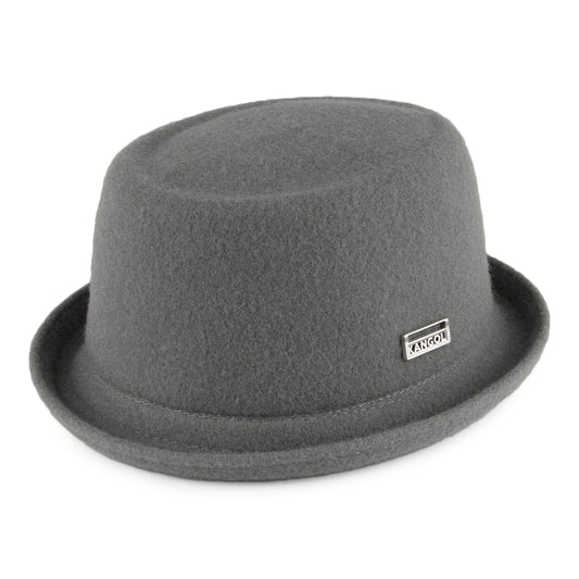 Kangol Wool Mowbray Pork Pie Hat - Grey