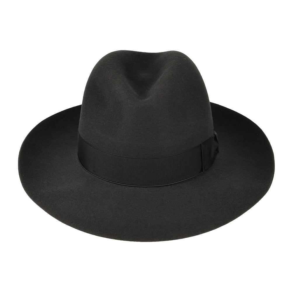 Borsalino Avalon Fur Felt Fedora Hat - Grey