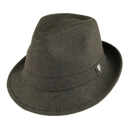 Dorfman Pacific Hats Wool Blend Trilby - Olive
