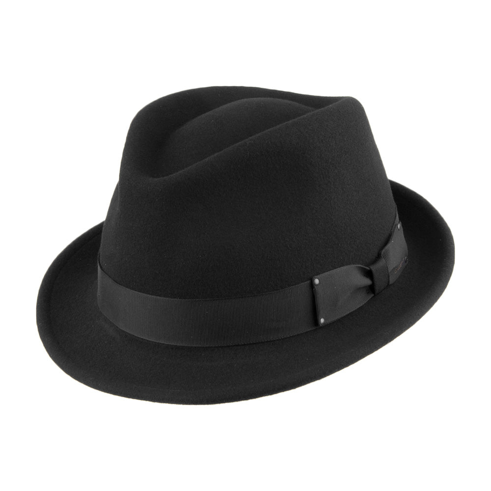 Bailey Hats Wynn Crushable Trilby Hat - Black – Village Hats