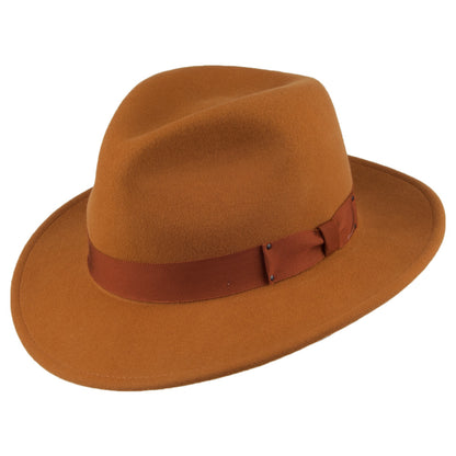 Bailey Hats Curtis Crushable Fedora Hat - Tan