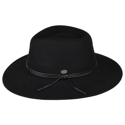 Bailey Hats Piston Wool Felt Outback Hat - Black