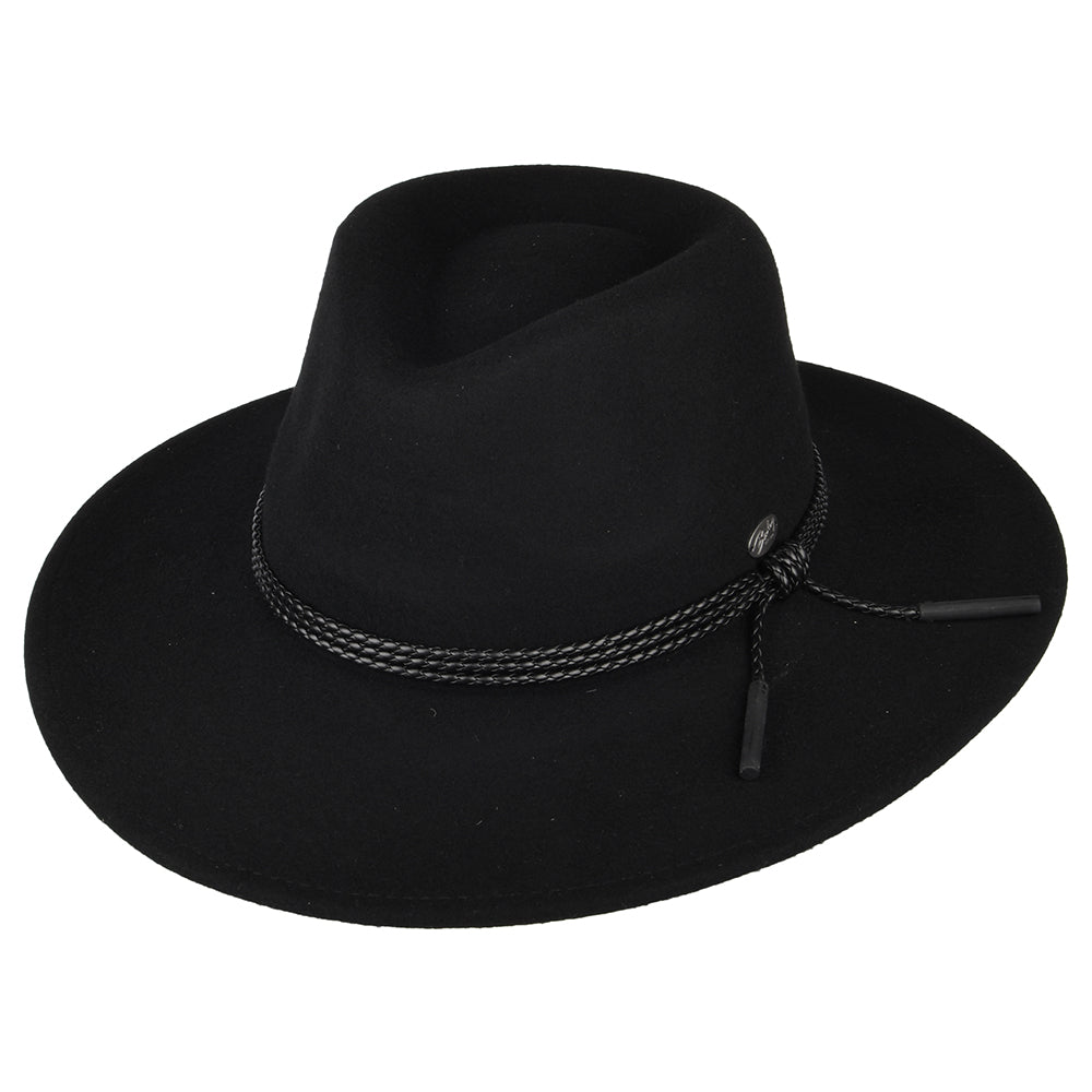 Bailey Hats Piston Wool Felt Outback Hat - Black