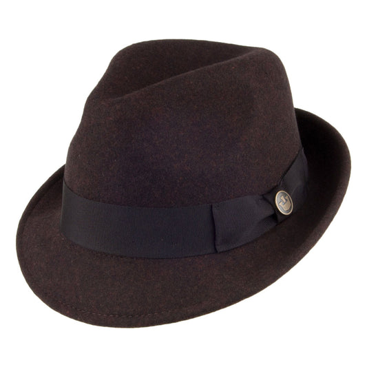 Goorin Good Boy Wool Felt Trilby - Brown Marl