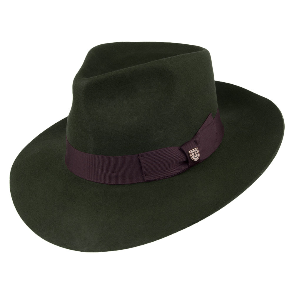 Brixton Hats Lopez Fedora - Dark Olive