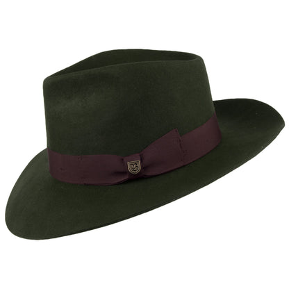 Brixton Hats Lopez Fedora - Dark Olive