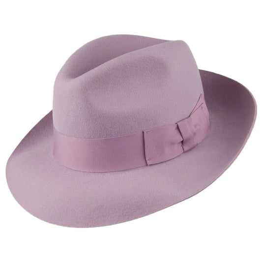 Denton Hats Mayfair Wool Felt Fedora - Lilac