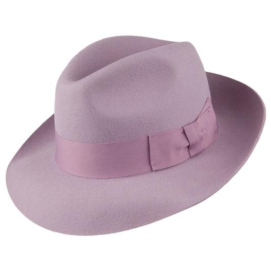 Denton Hats Mayfair Wool Felt Fedora Hat - Lilac