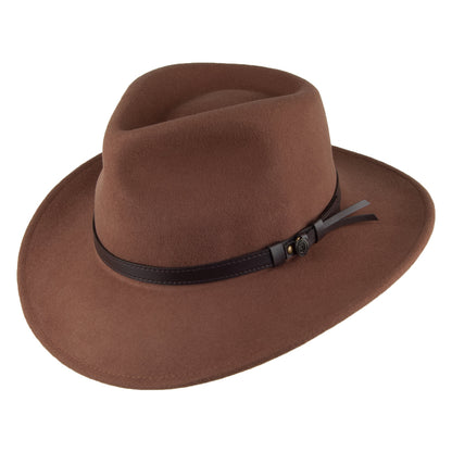 Jaxon & James Crushable Outback Hat - Light Brown