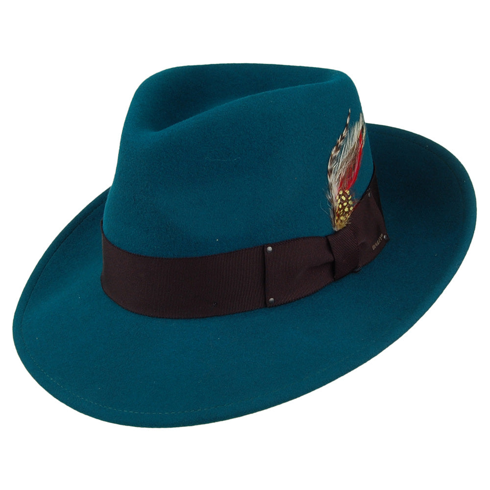 Bailey Hats 7002 Crushable Fedora Hat - Teal