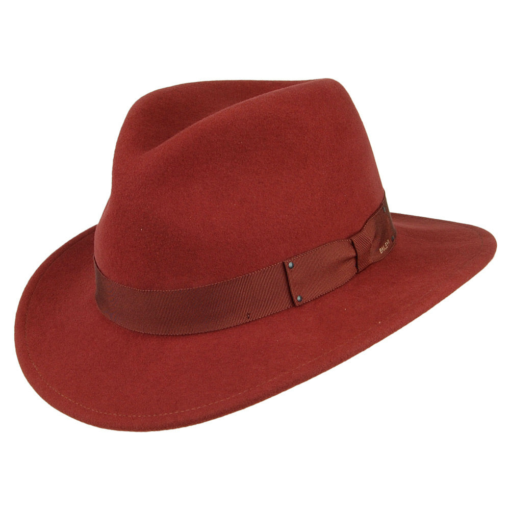 Bailey Hats Curtis Crushable Fedora Hat - Henna