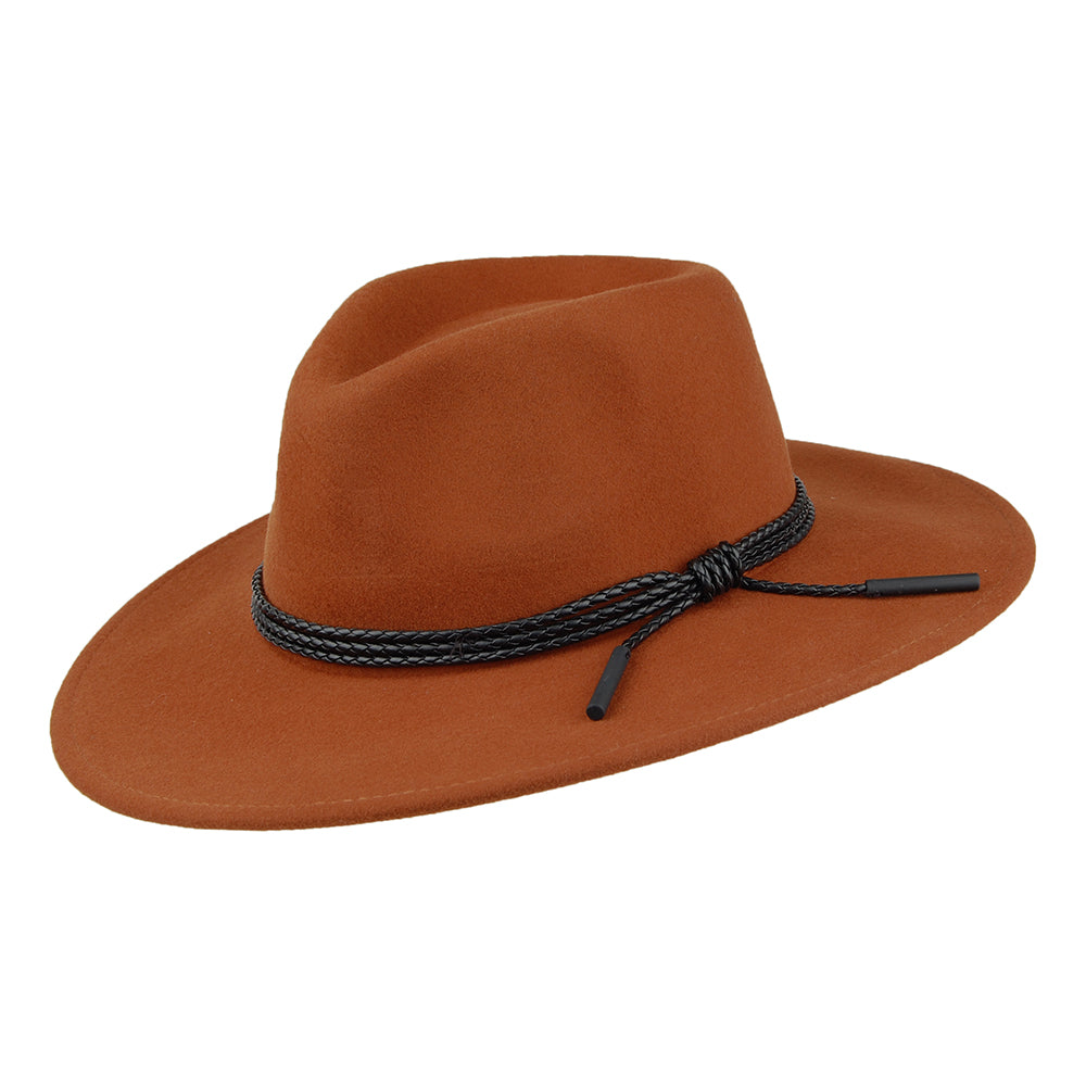 Bailey Hats Piston Wool Felt Outback Hat - Caramel