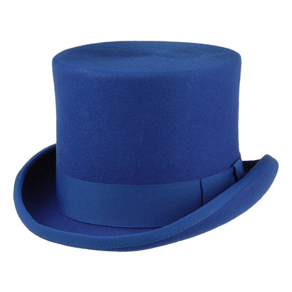 Denton Hats Wool Felt Top Hat - Royal Blue