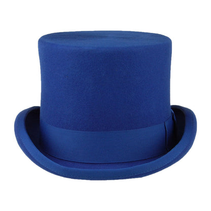 Denton Hats Wool Felt Top Hat - Royal Blue