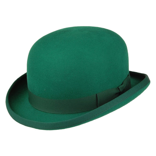 Denton Hats Wool Felt Bowler Hat - Emerald