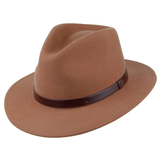 Brixton Hats Messer Fedora - Caramel