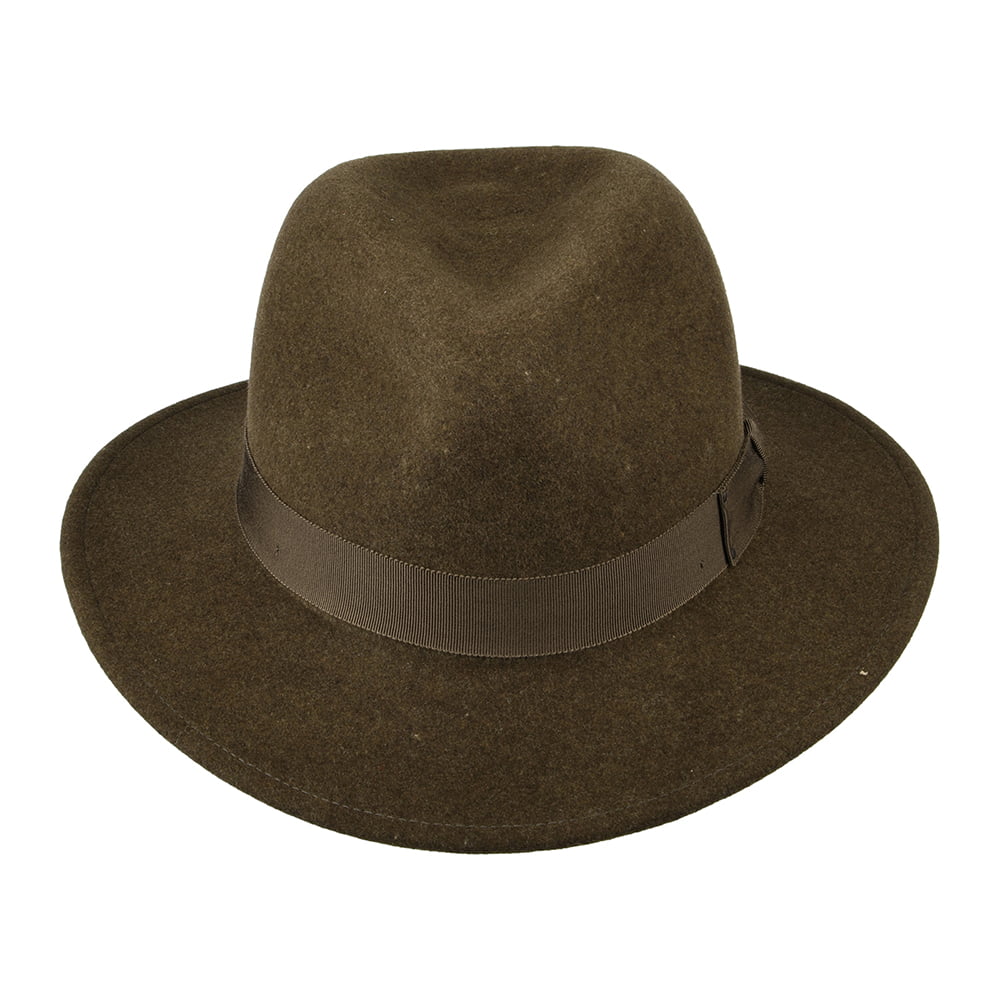 Bailey Hats Curtis Crushable Fedora Hat - Olive