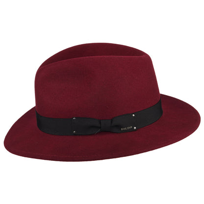 Bailey Hats Curtis Crushable Fedora Hat - Wine