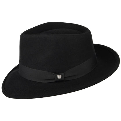 Brixton Hats Joe Strummer Faucet Fedora Hat - Black
