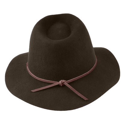 Brixton Hats Wesley Wool Felt Fedora Hat - Brown