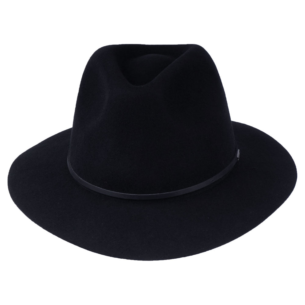 Brixton Hats Wesley Wool Felt Fedora Hat - Black