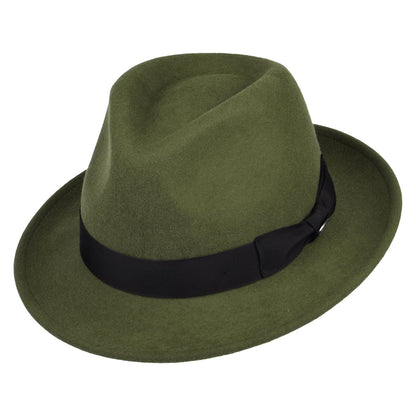 Bailey Hats Maglor Wool Felt Trilby Hat - Forest