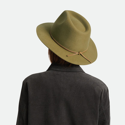 Brixton Hats Wesley Wool Felt Fedora Hat - Bronze