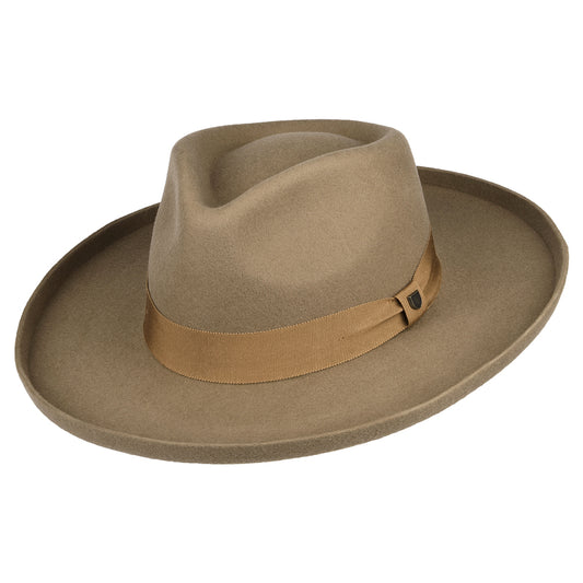 Brixton Hats Capsule Wool Felt Fedora Hat - Sand