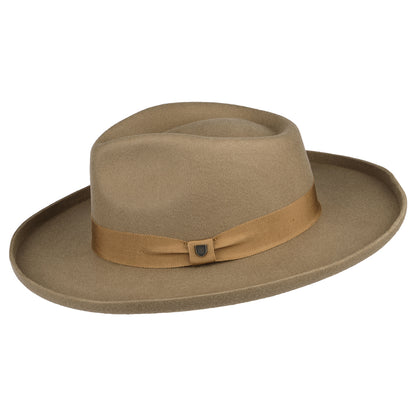 Brixton Hats Capsule Wool Felt Fedora Hat - Sand