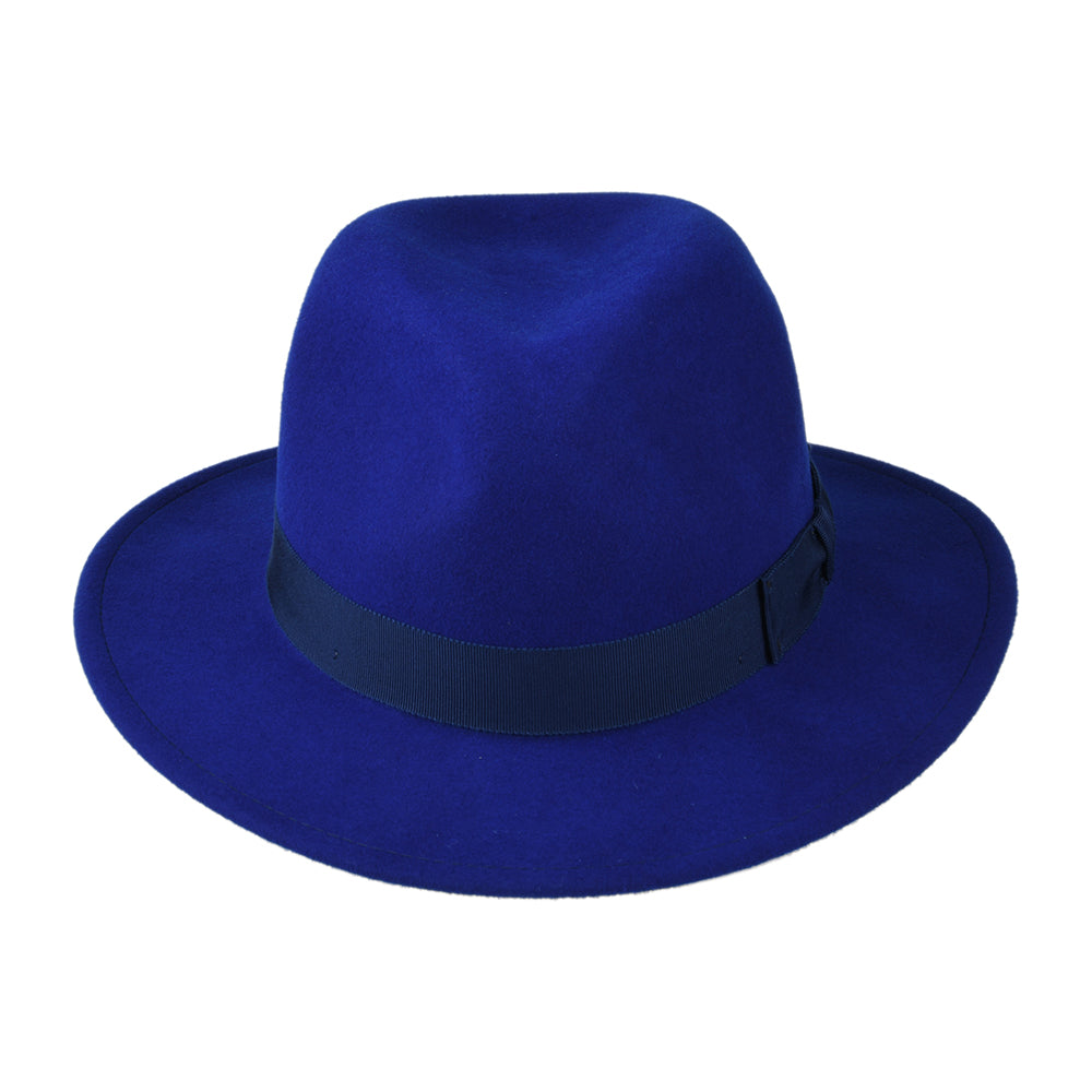 Bailey Hats Curtis Crushable Fedora Hat - Royal Blue