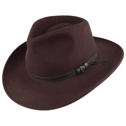 Jaxon & James Crushable Outback Hat - Brown