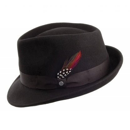 Stetson Hats Elkader Crushable Trilby Hat - Black
