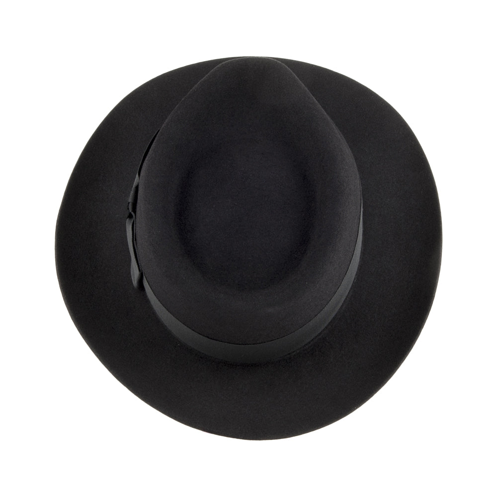 Christys Hats Casablanca Fur Felt Fedora Hat - Black