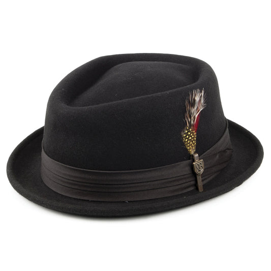 Brixton Hats Stout Pork Pie Hat - Black