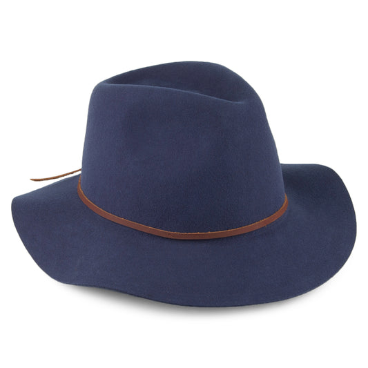 Brixton Hats Wesley Fedora - Blue