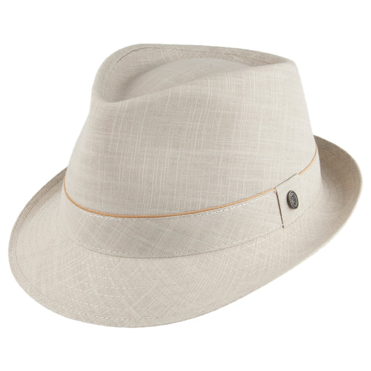 Jaxon & James Cotton Trilby Hat - Oatmeal